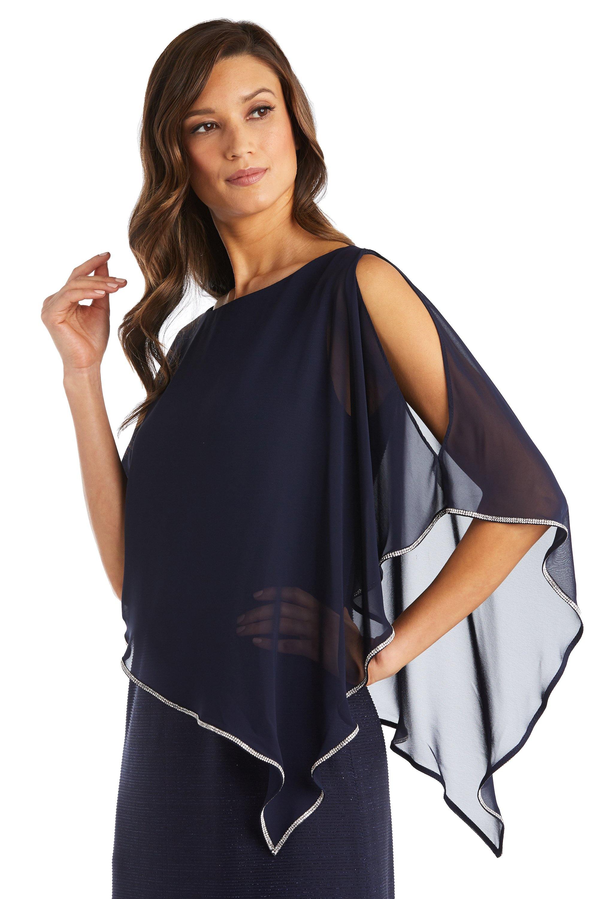 R&M Richards Mother of the Bride Long Dress 7076 - The Dress Outlet