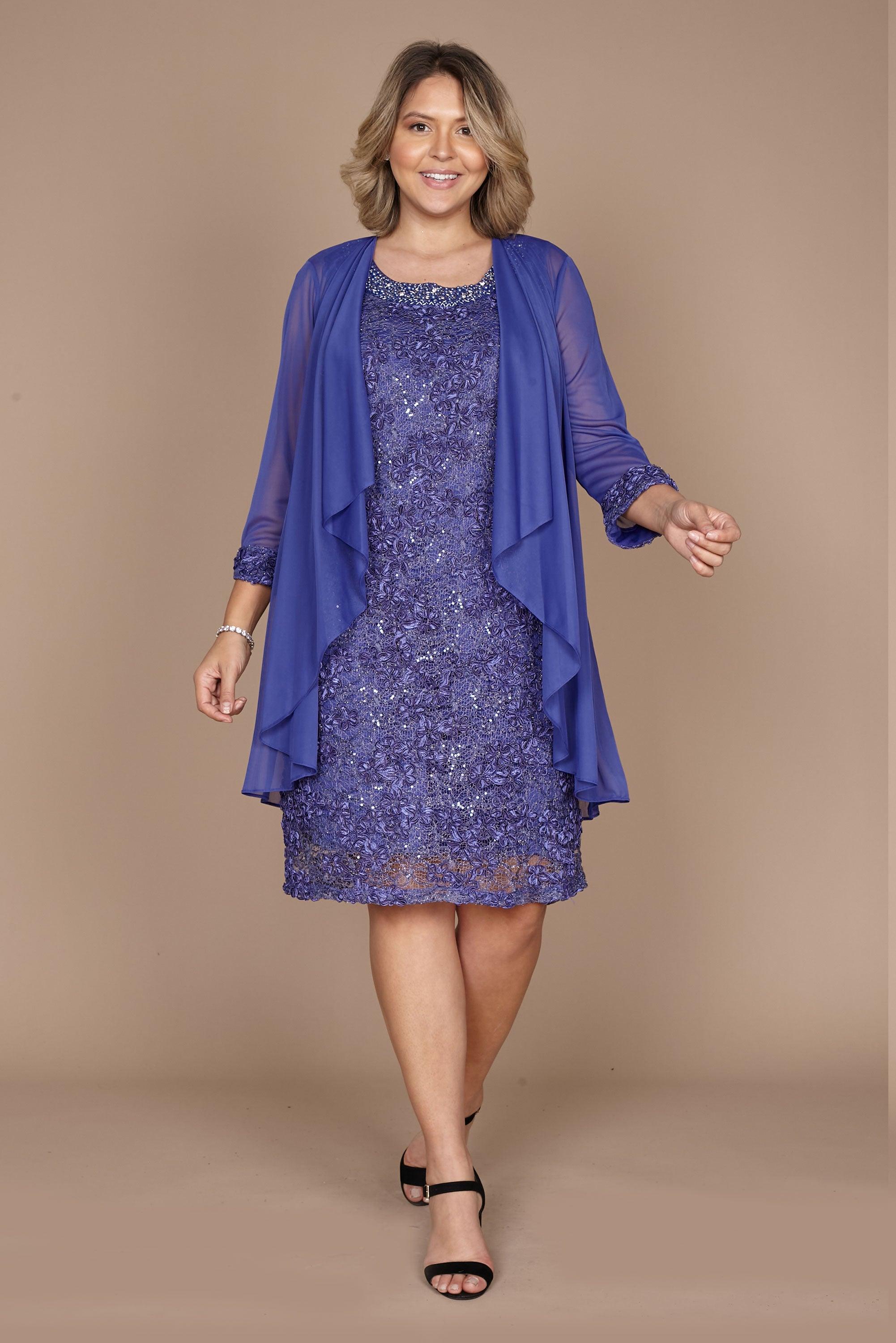 Mother of the Bride Dresses Mother of the Bride Short Dress Dark iris