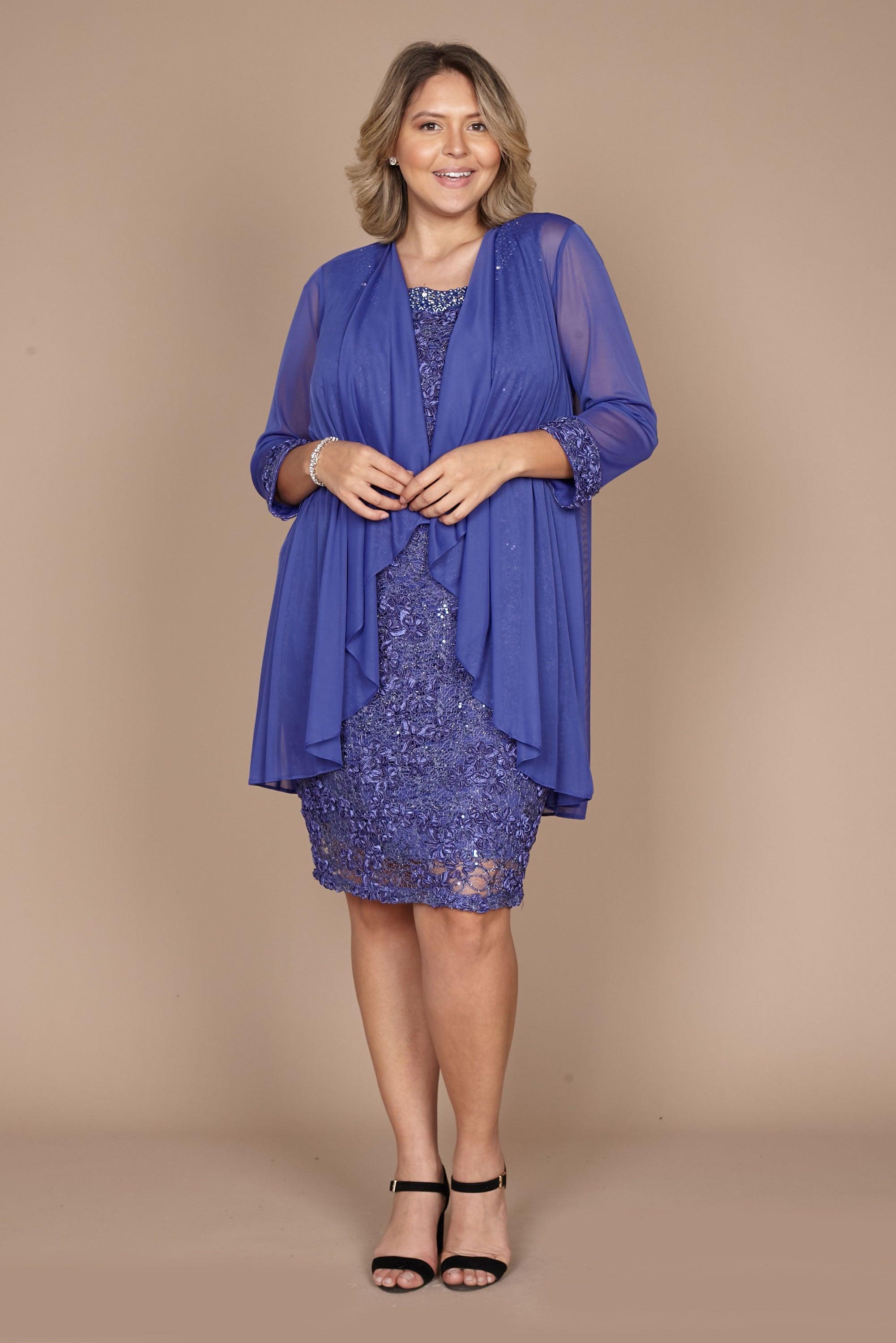 Mother of the Bride Dresses Mother of the Bride Short Dress Dark iris