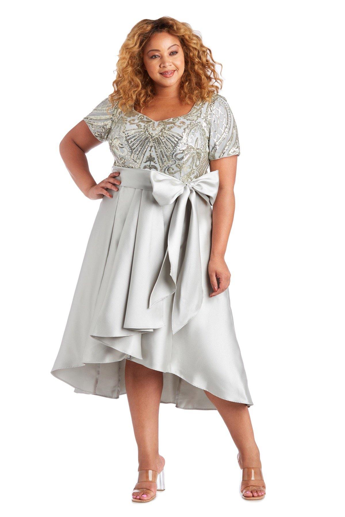 Celadon R&M Richards 7136W Plus Size High Low Dress for $74.99 – The ...