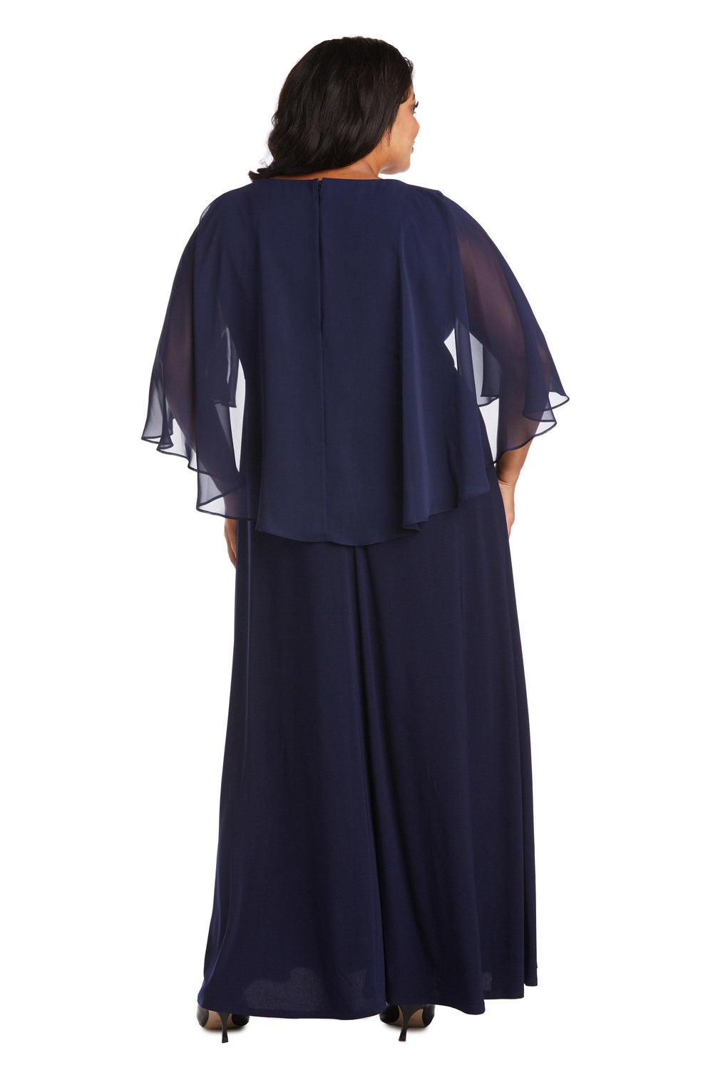 R&M Richards Long Formal Plus Size Dress 7329W - The Dress Outlet