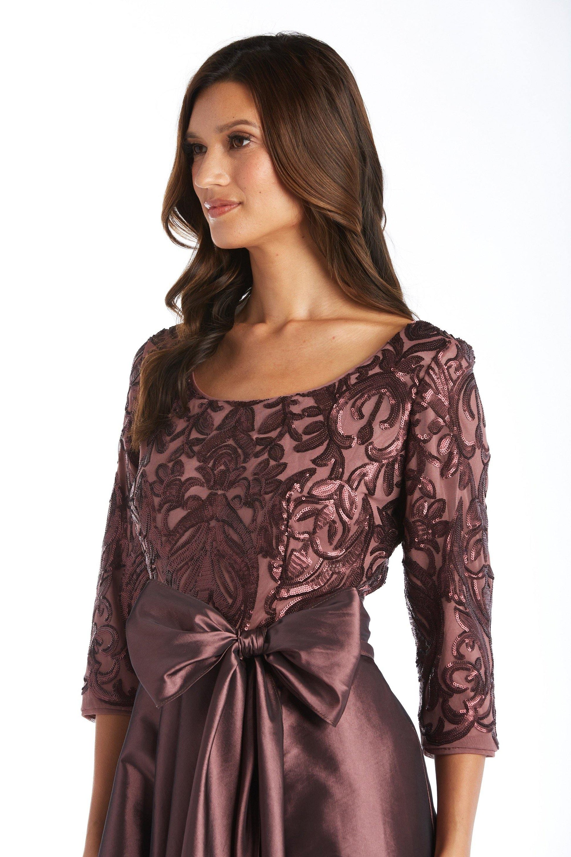 R&M Richards 7406 High Low Formal Sequins Dress