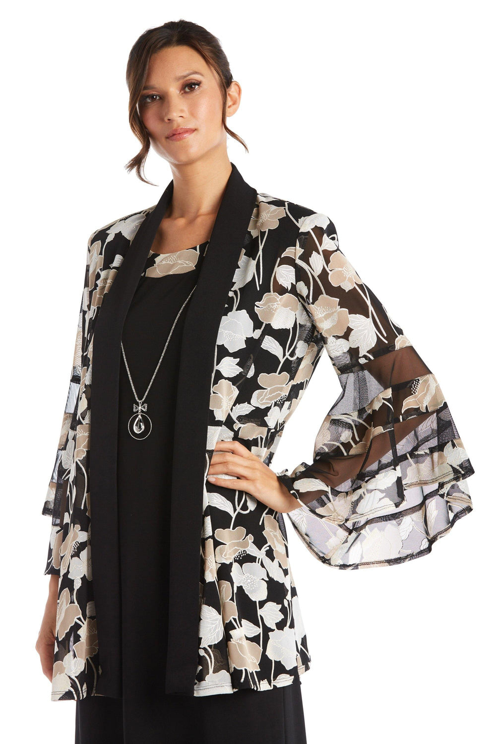 R&M Richards Short Mother of the Bride Dress 7509 - The Dress Outlet