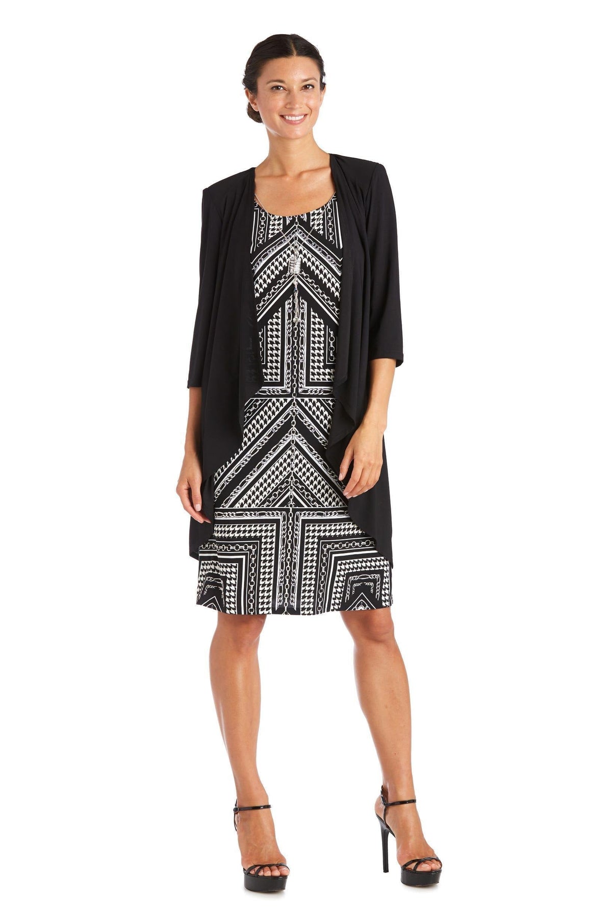 R&M Richards Short Mother of the Bride Dress 7587 - The Dress Outlet