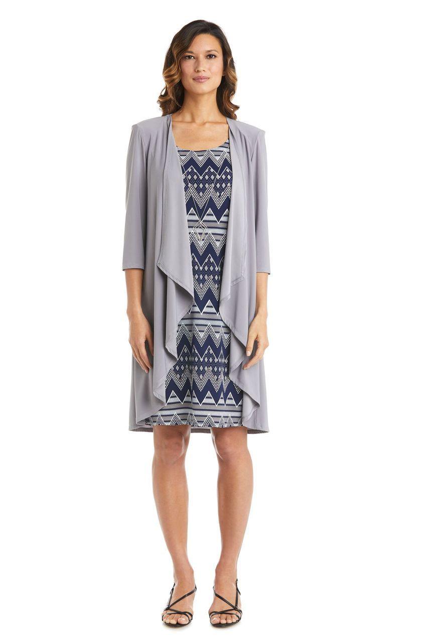 R&M Richards Short Mother of the Bride Dress 7697 - The Dress Outlet