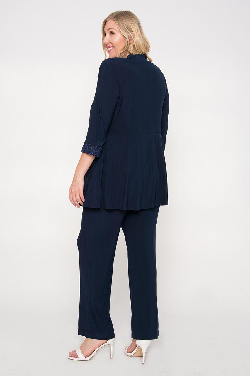 R&M Richards Mother of the Bride Formal Plus Size Pant Suit - The Dress Outlet R&M Richards