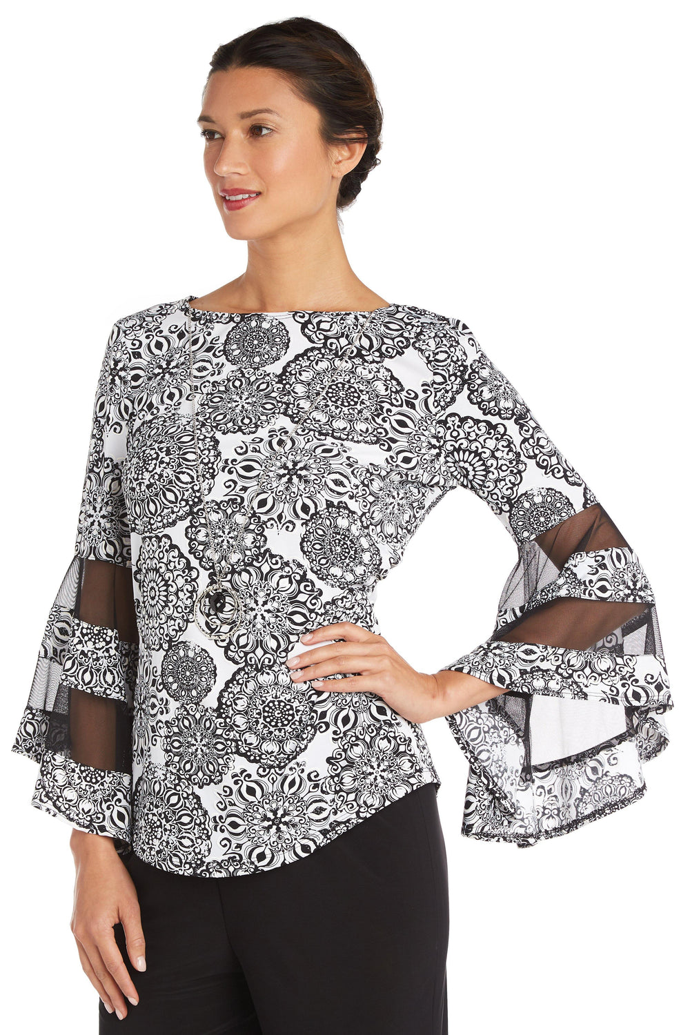 R&M Richards Mother of the Bride Pant Set 7838 - The Dress Outlet