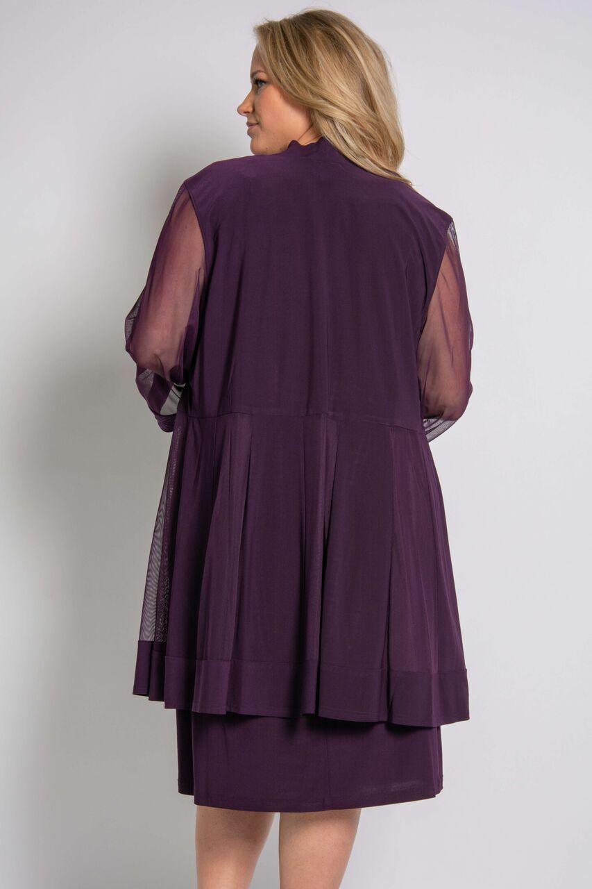 R&M Richards 8271W Short Mother Of Bride Plus Size Dress