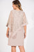 R&M Richards Short Plus Size Mother of the Bride Dress Champagne