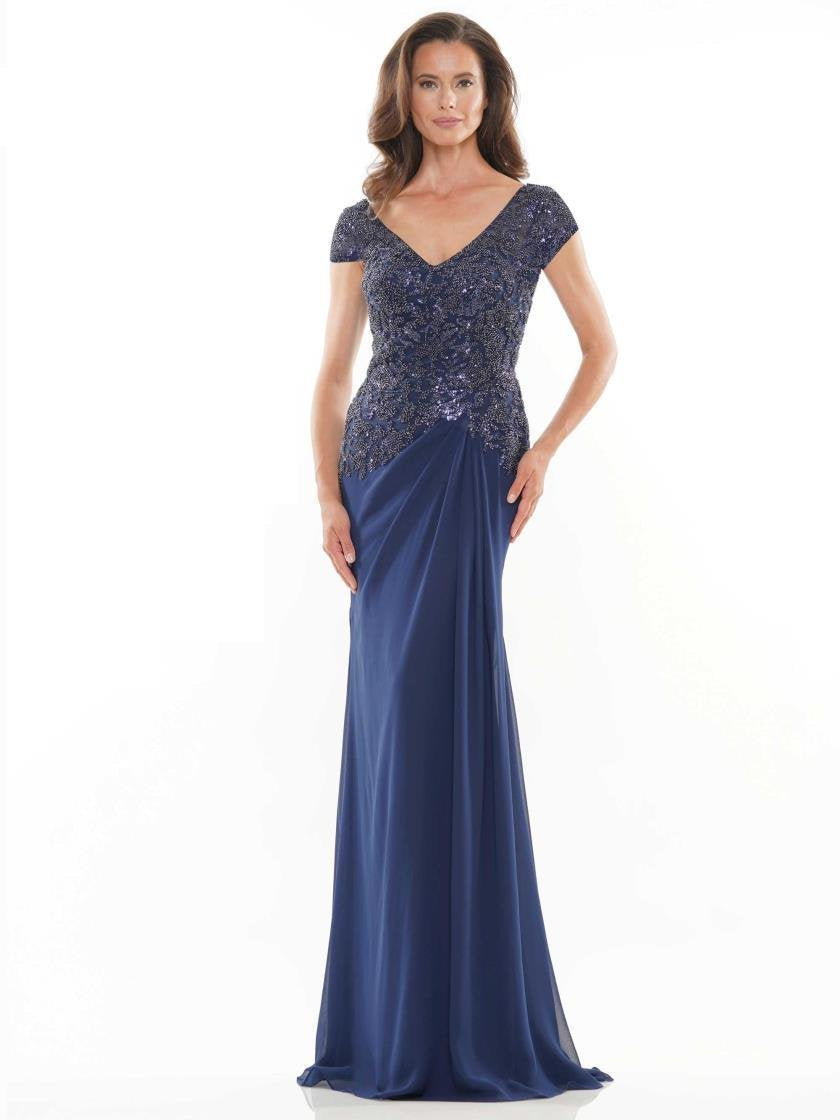 Rina di Montella Beaded Long Formal Dress 2743 - The Dress Outlet
