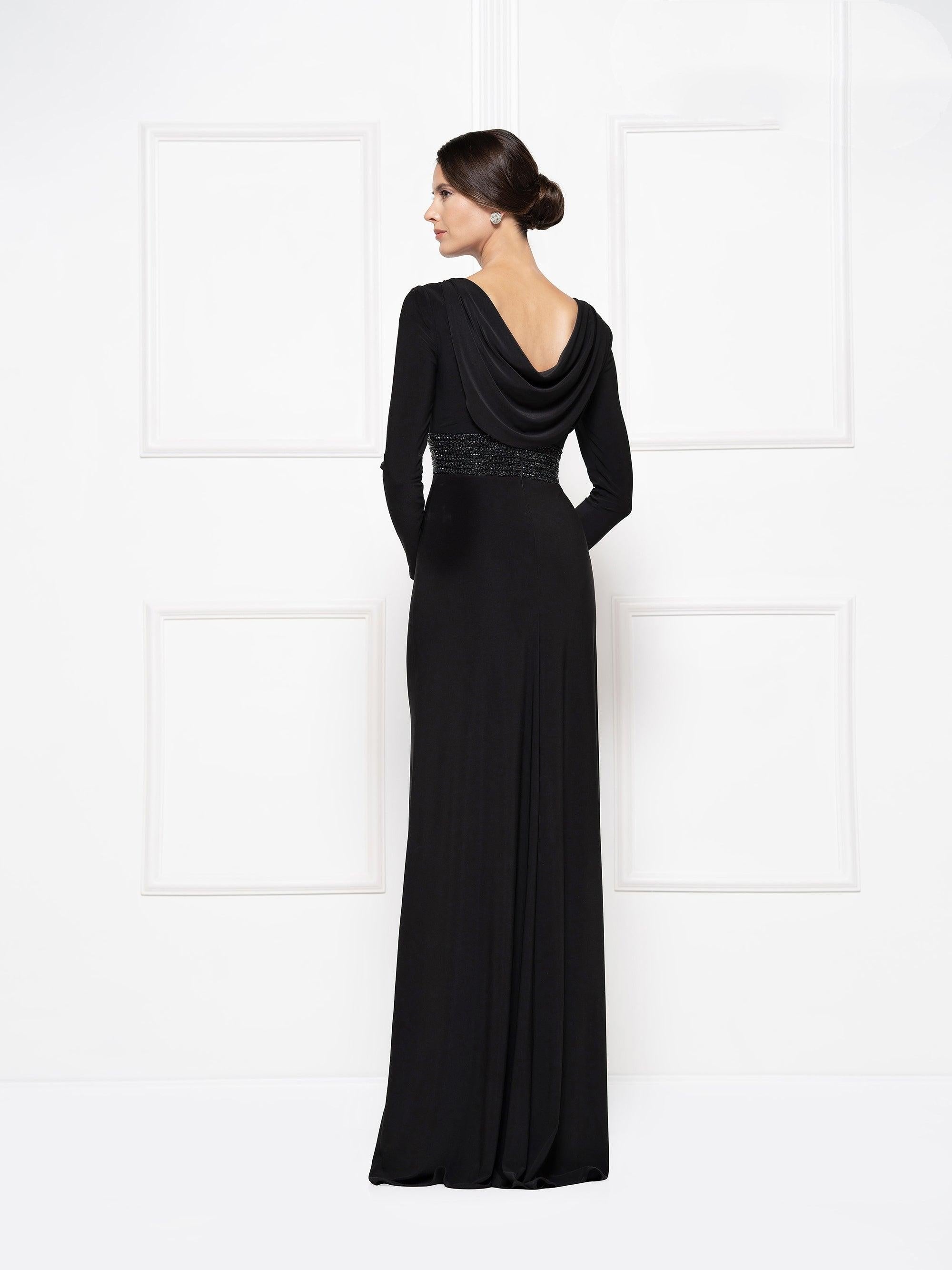 Rina di Montella Formal Long Sleeve Dress 2691 - The Dress Outlet