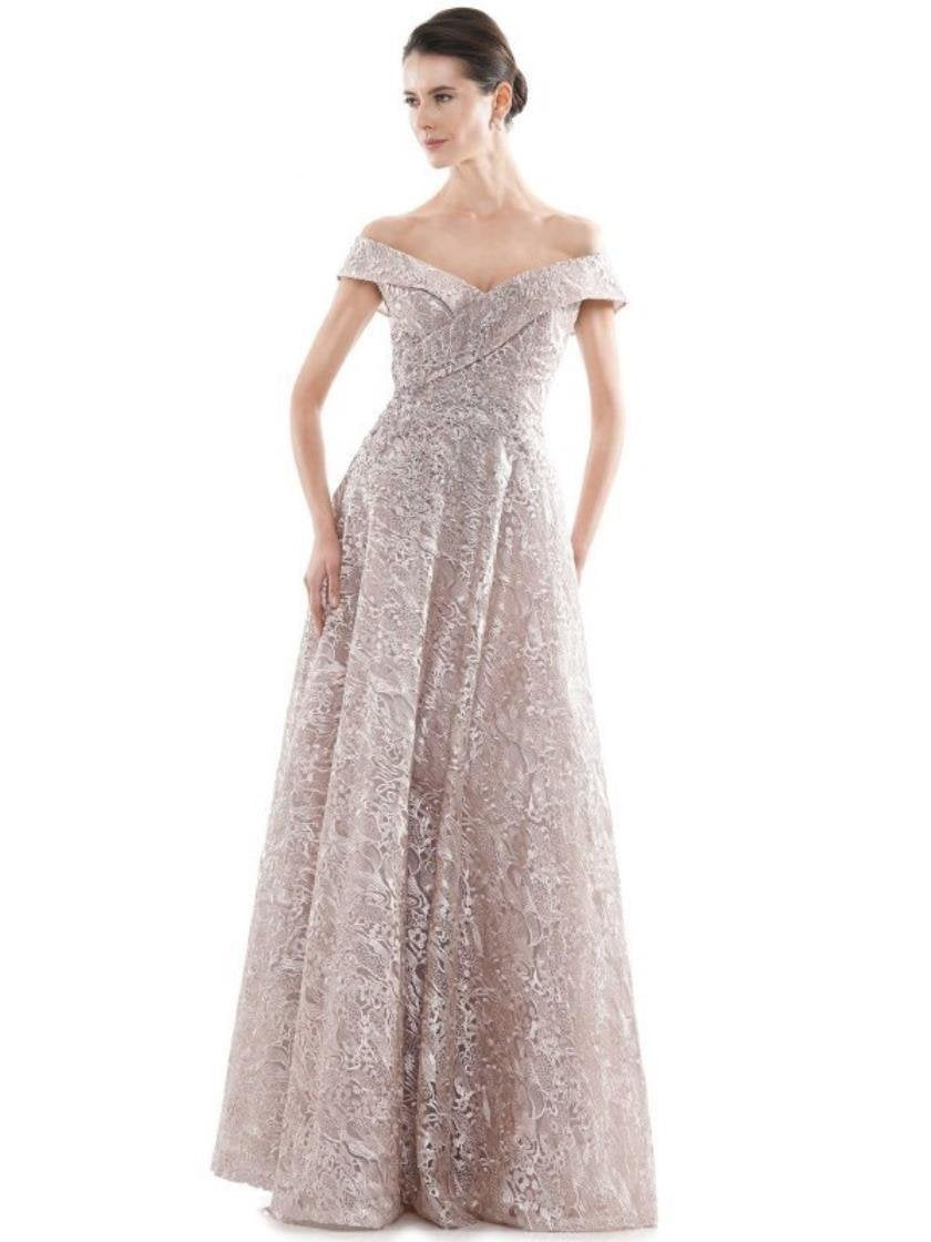 Rina di Montella Formal Off Shoulder Long Gown 2715 - The Dress Outlet