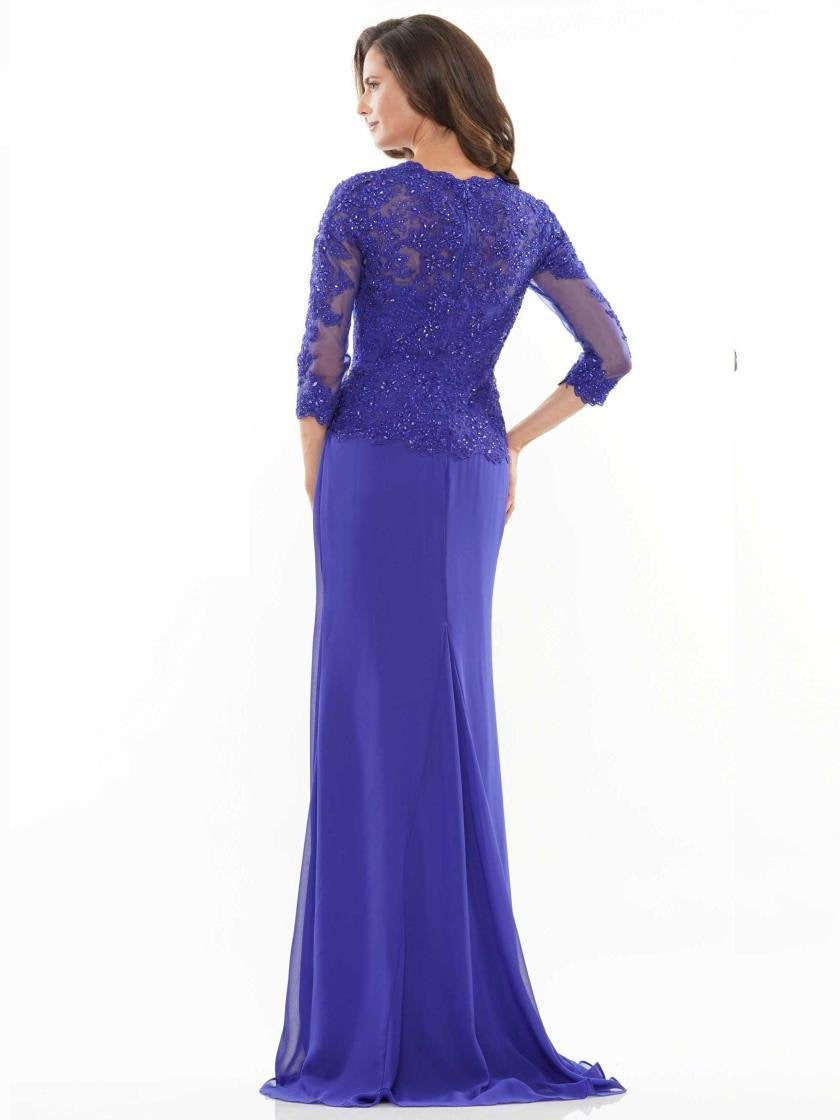 Rina di Montella Long Formal Chiffon Dress 2744 - The Dress Outlet