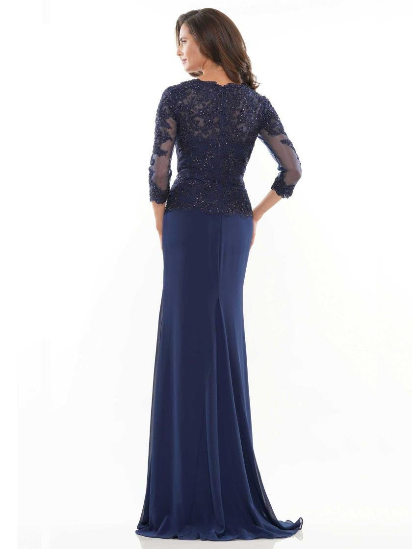 Rina di Montella Long Formal Chiffon Dress 2744 - The Dress Outlet