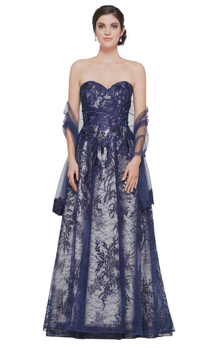 Rina Di Montella Long Formal Dress - The Dress Outlet