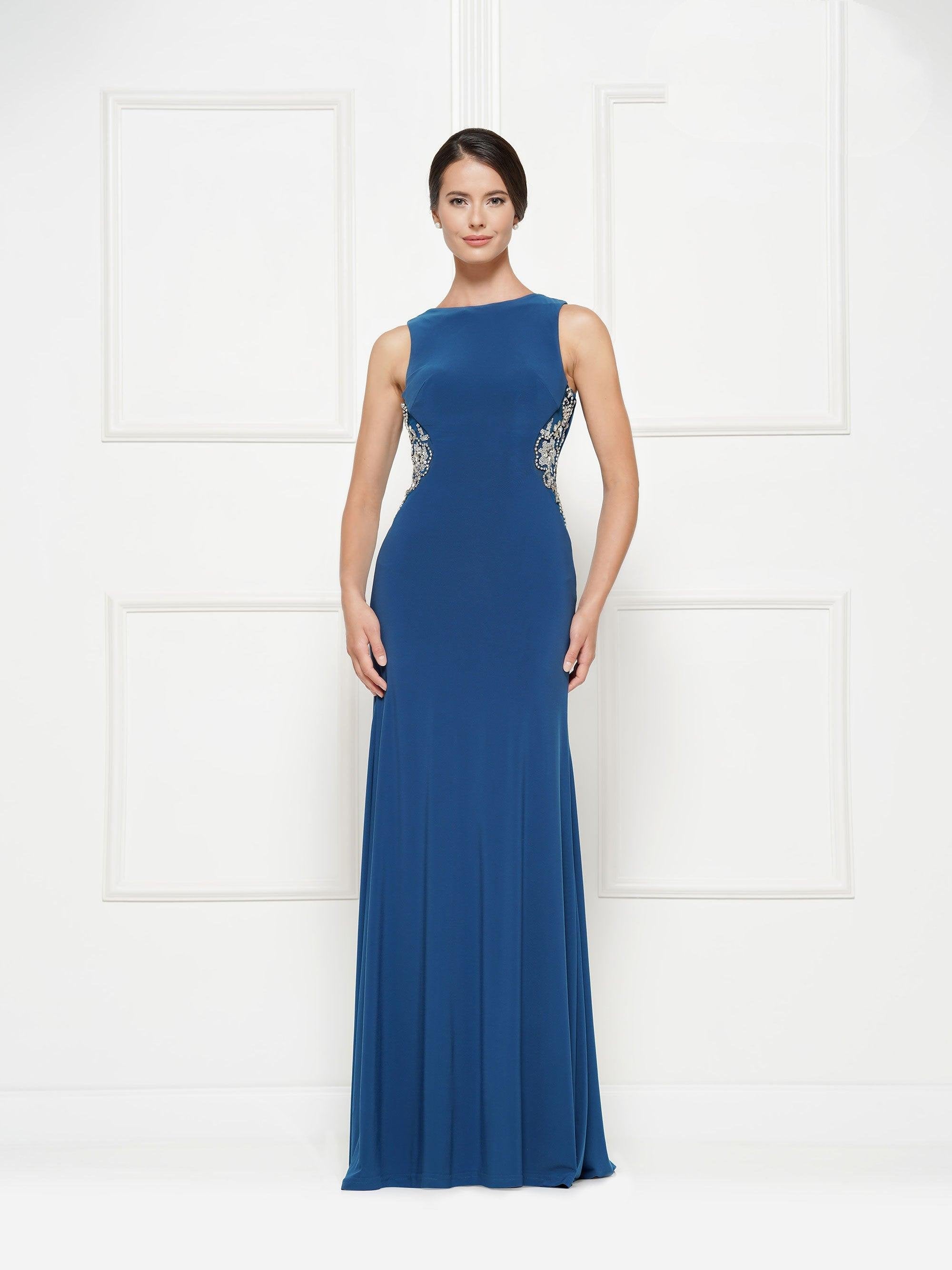 Rina Di Montella Long Formal Fitted Dress 2029 - The Dress Outlet