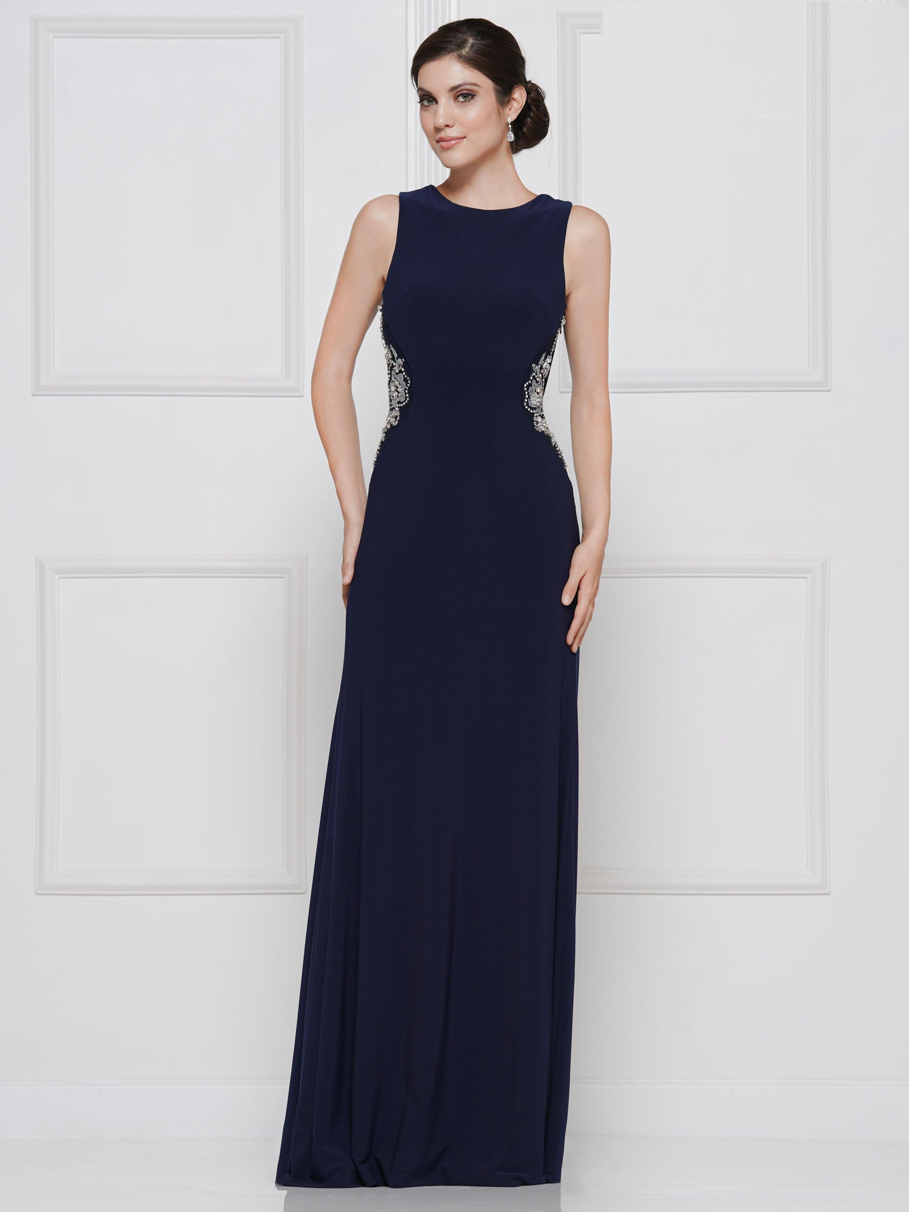 Rina Di Montella Long Formal Fitted Dress 2029 - The Dress Outlet