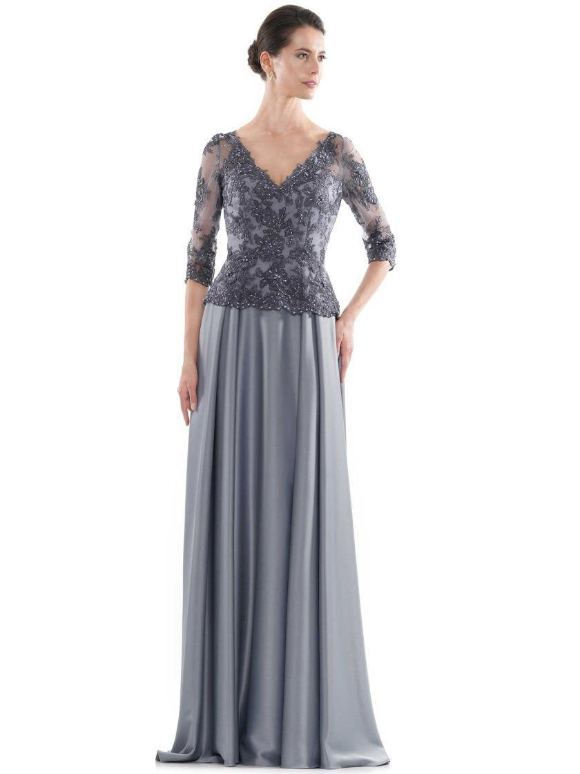 Rina di Montella Long Formal Long Sleeve Dress 2720 - The Dress Outlet