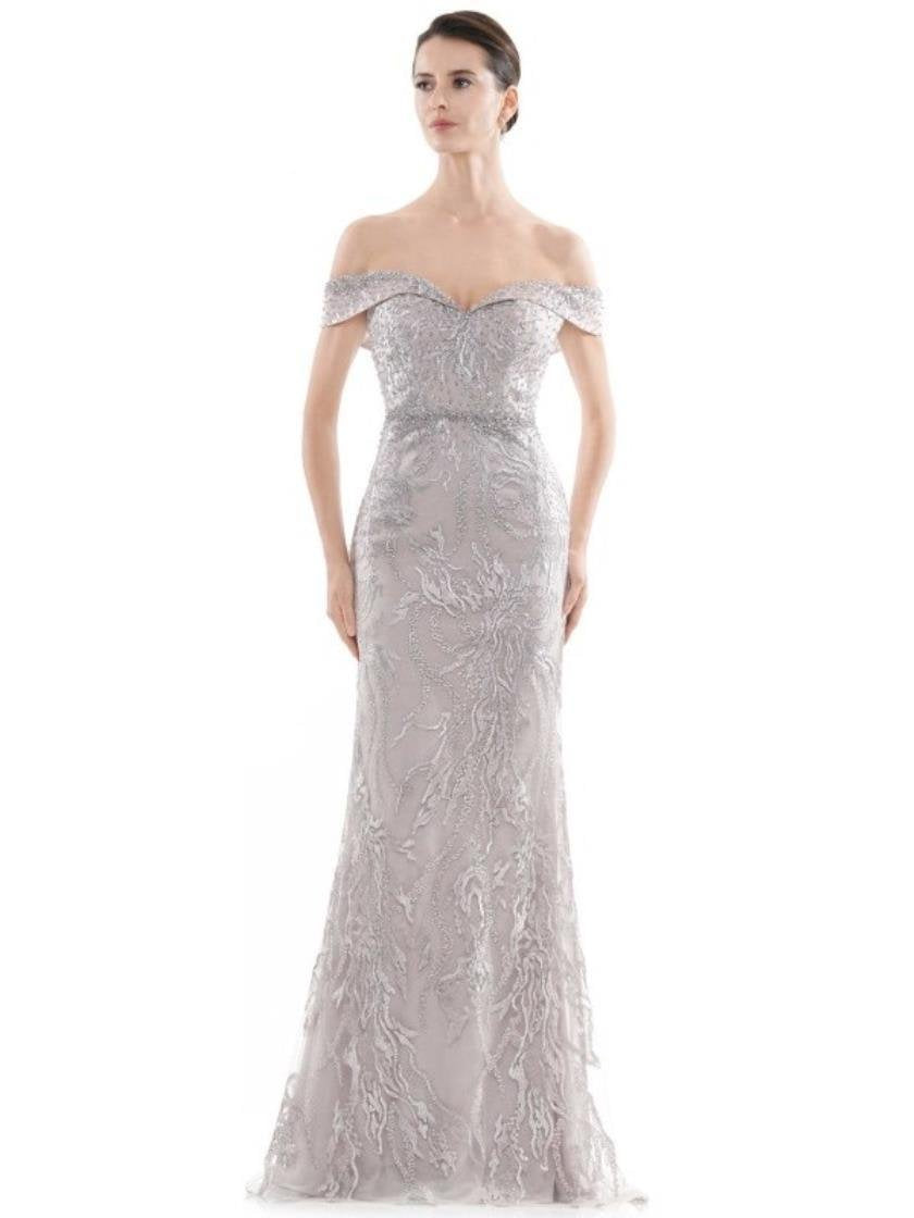 Rina di Montella Long Formal Off Shoulder Gown 2713 - The Dress Outlet