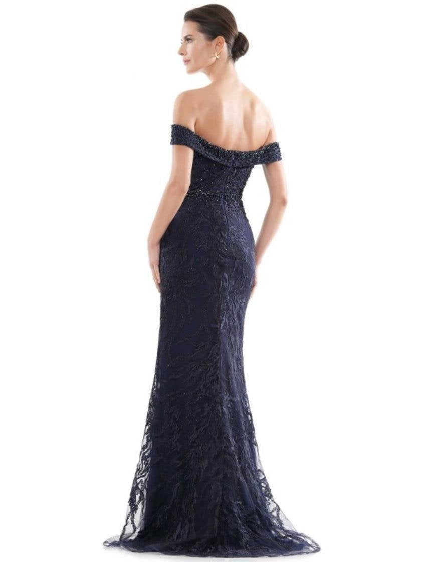 Rina di Montella Long Formal Off Shoulder Gown 2713 - The Dress Outlet