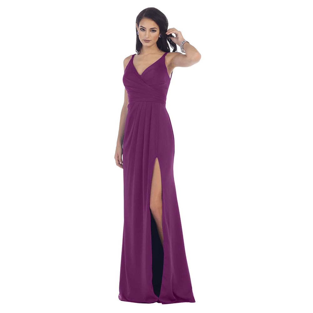 Sexy Long Formal Dress Prom Evening Gown - The Dress Outlet May Queen