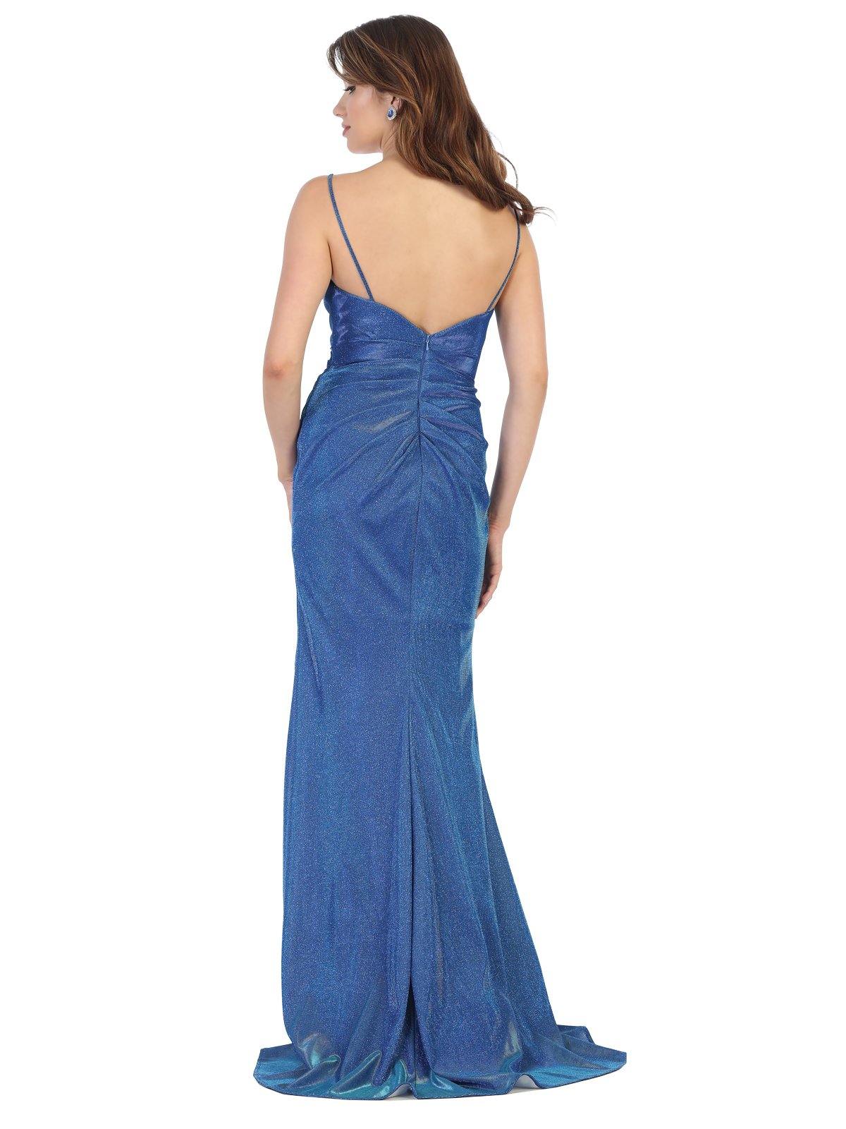 Sexy Long Formal Spaghetti Strap Evening Prom Dress - The Dress Outlet May Queen