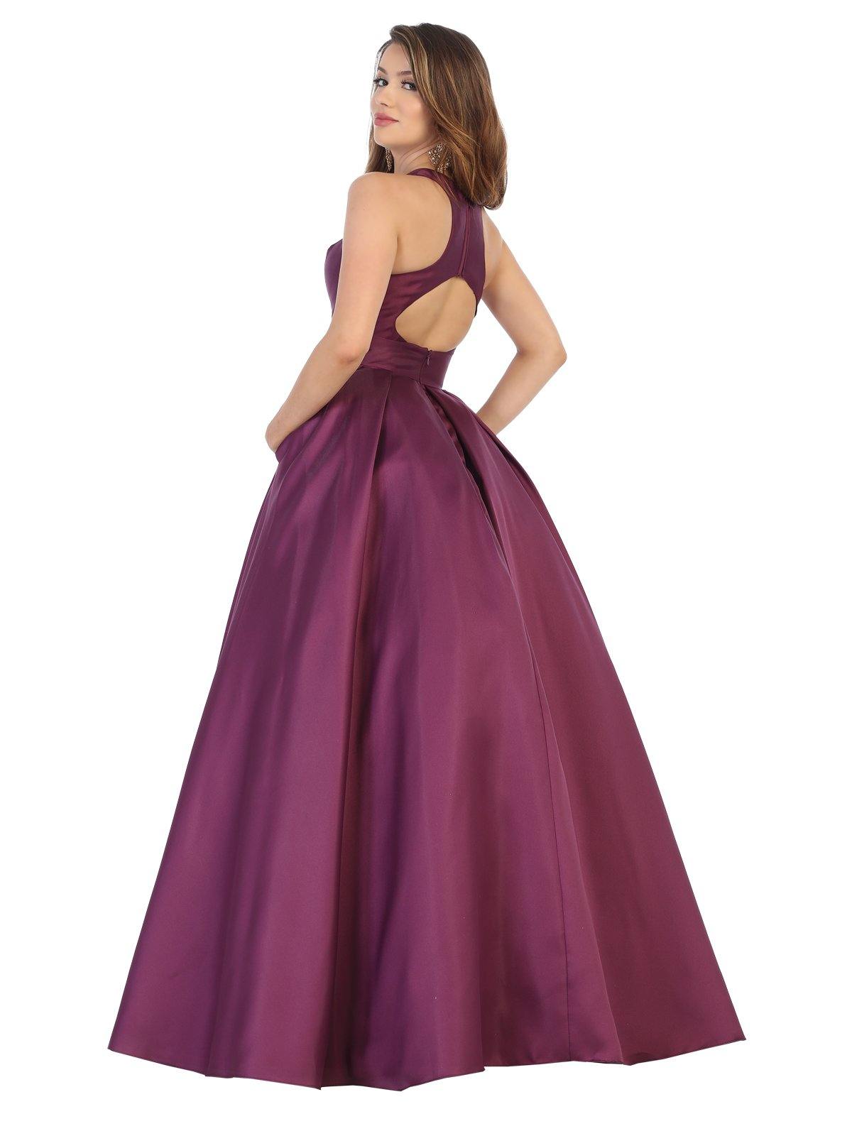 Sexy Prom Plus Size Long Formal Dress Ball Gown - The Dress Outlet May Queen