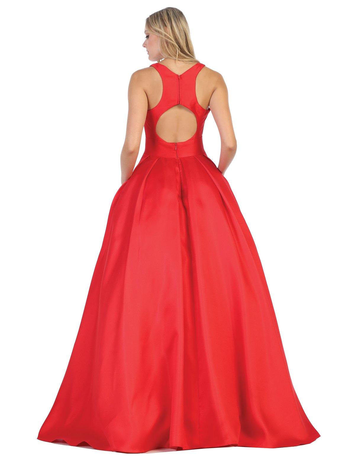 Sexy Prom Plus Size Long Formal Dress Ball Gown - The Dress Outlet May Queen