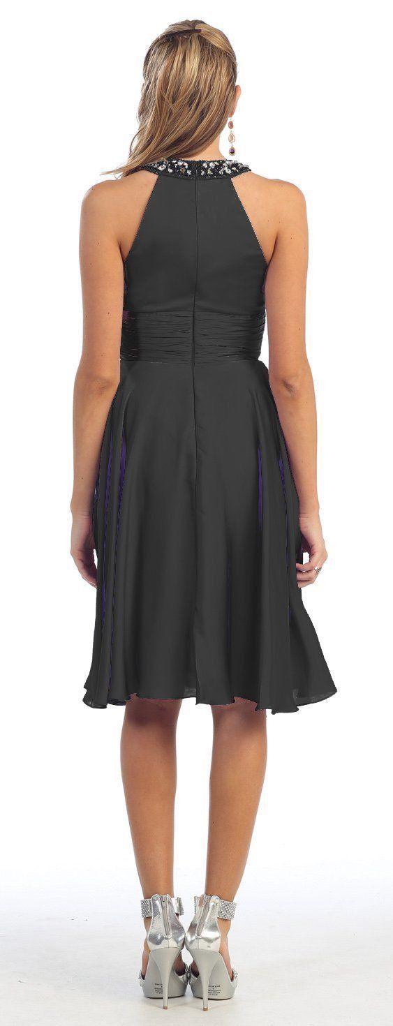 Short Bridesmaids Cocktail Formal Dress - The Dress Outlet May Queen