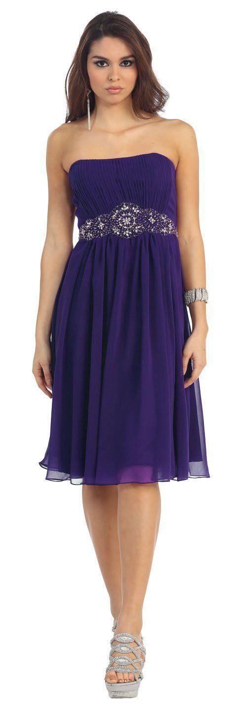 Short Cocktail Dress Bridesmaids - The Dress Outlet May Queen