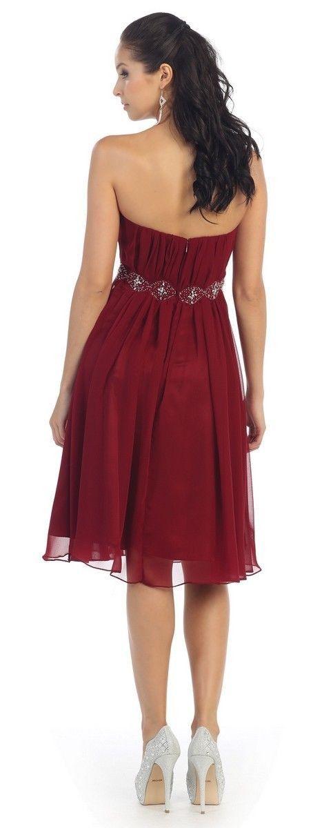 Short Cocktail Dress Bridesmaids - The Dress Outlet May Queen