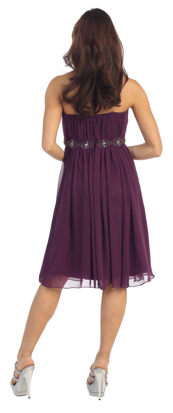 Short Cocktail Dress Bridesmaids - The Dress Outlet May Queen