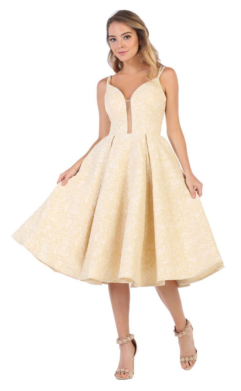 Short Cocktail Graduation Prom Dress - The Dress Outlet May Queen