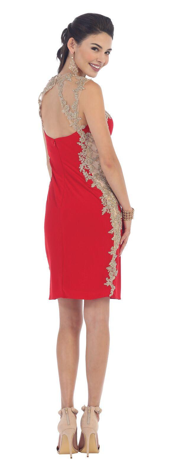 Short Cocktail Prom Dress Evening Party - The Dress Outlet May Queen