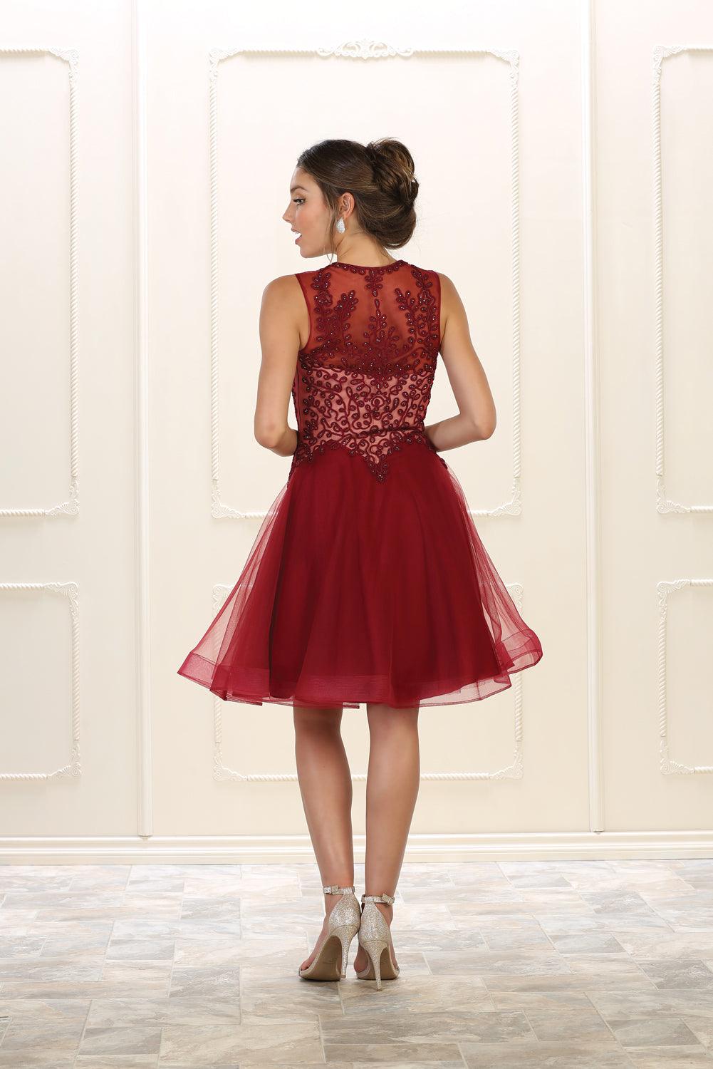 Short Dress Prom Formal Homecoming - The Dress Outlet May Queen