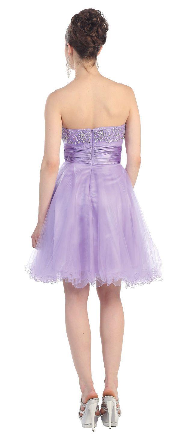 Short Formal Homecoming Prom Dress - The Dress Outlet May Queen