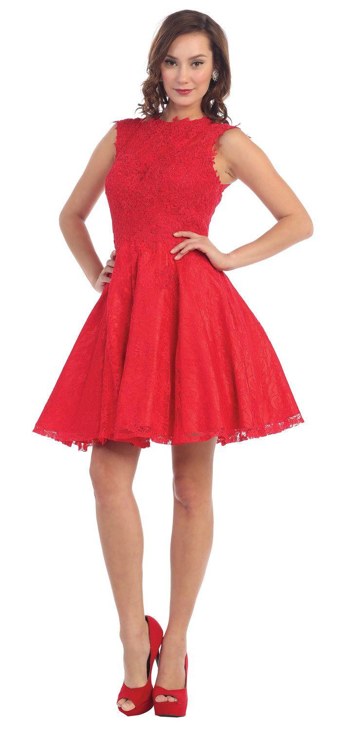 Short Homecoming Prom Cocktail Dress - The Dress Outlet May Queen