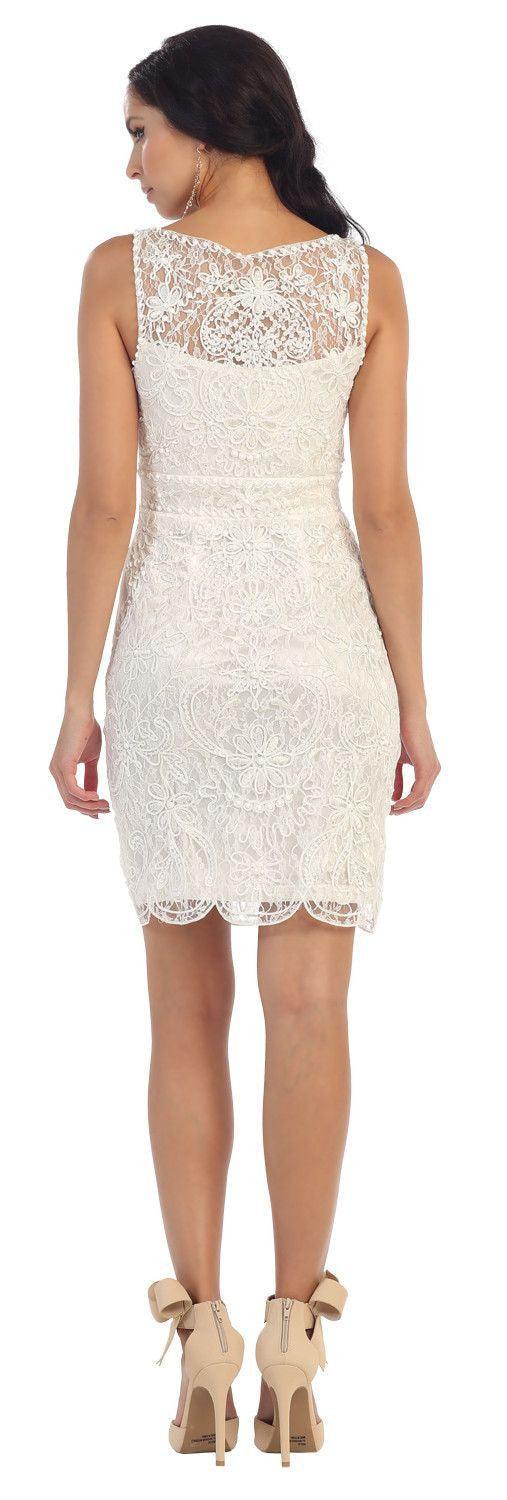 Short Mother of the Bride Dresses Plus Size - The Dress Outlet May Queen