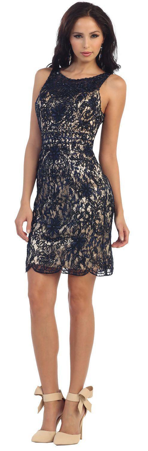 Short Mother of the Bride Dresses Plus Size - The Dress Outlet May Queen