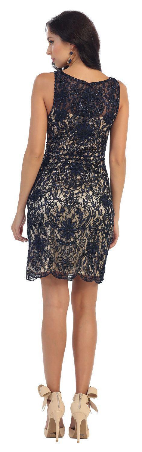 Short Mother of the Bride Dresses Plus Size - The Dress Outlet May Queen