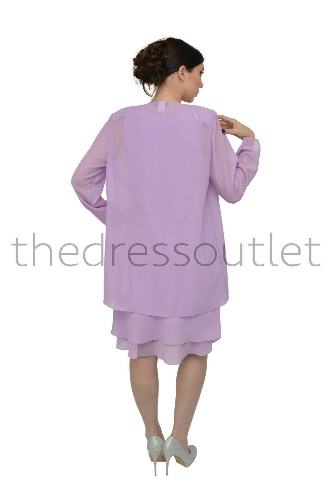 Short Mother of the Bride Formal Dress - The Dress Outlet Sally