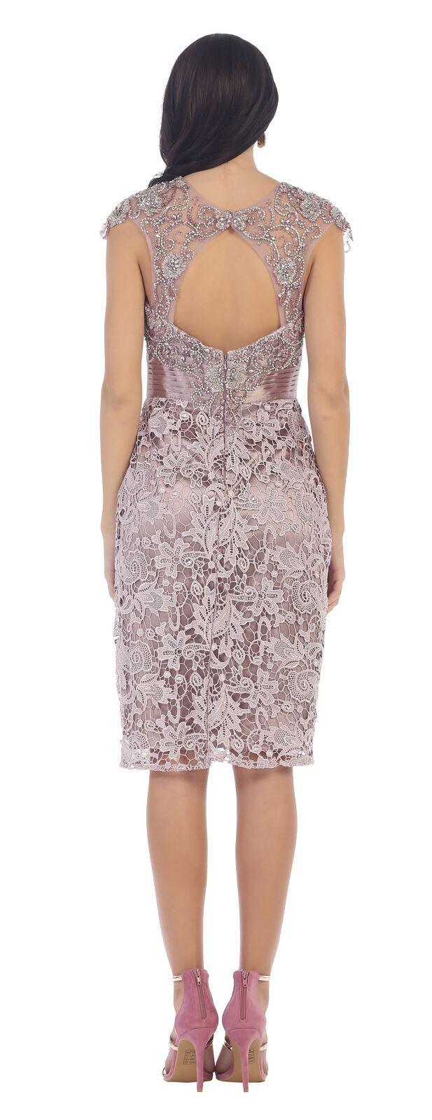 Short Plus Size Dress Evening Party - The Dress Outlet May Queen