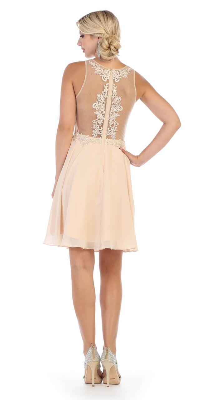 Short Plus Size Homecoming Prom Dress - The Dress Outlet May Queen