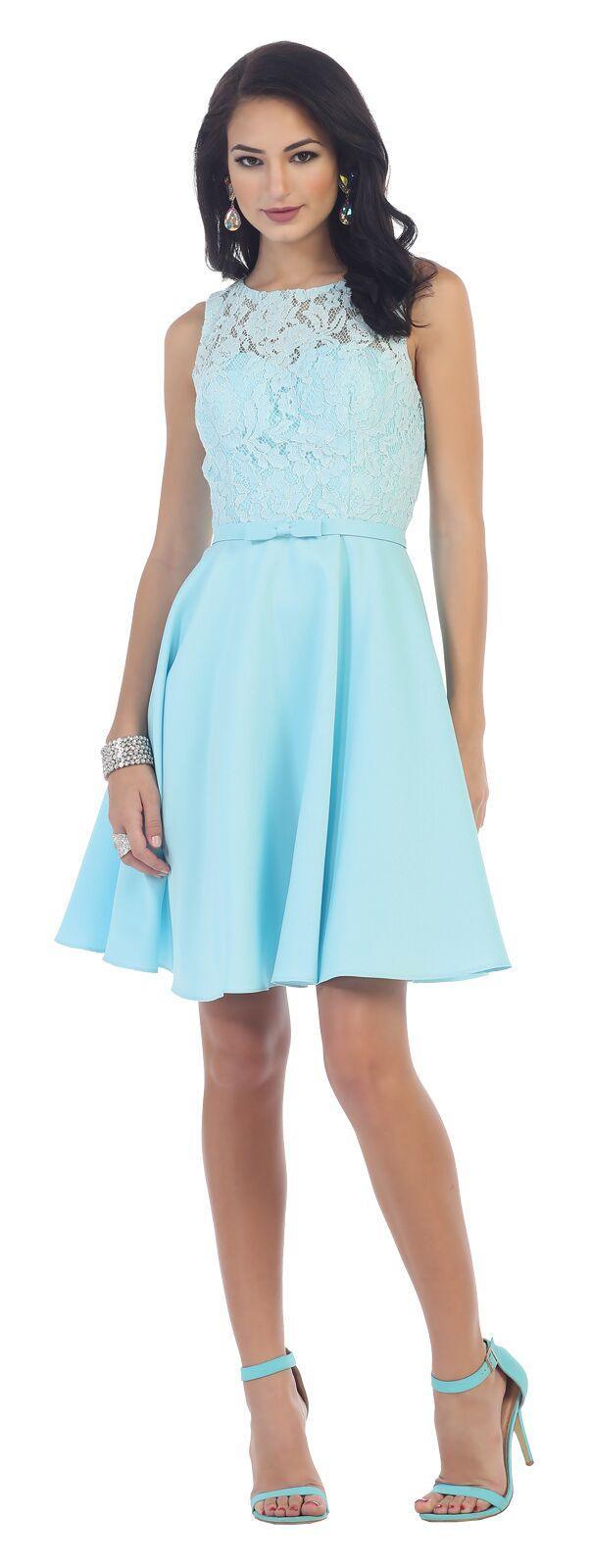 Short Prom Dress Formal Graduation Cocktail - The Dress Outlet May Queen