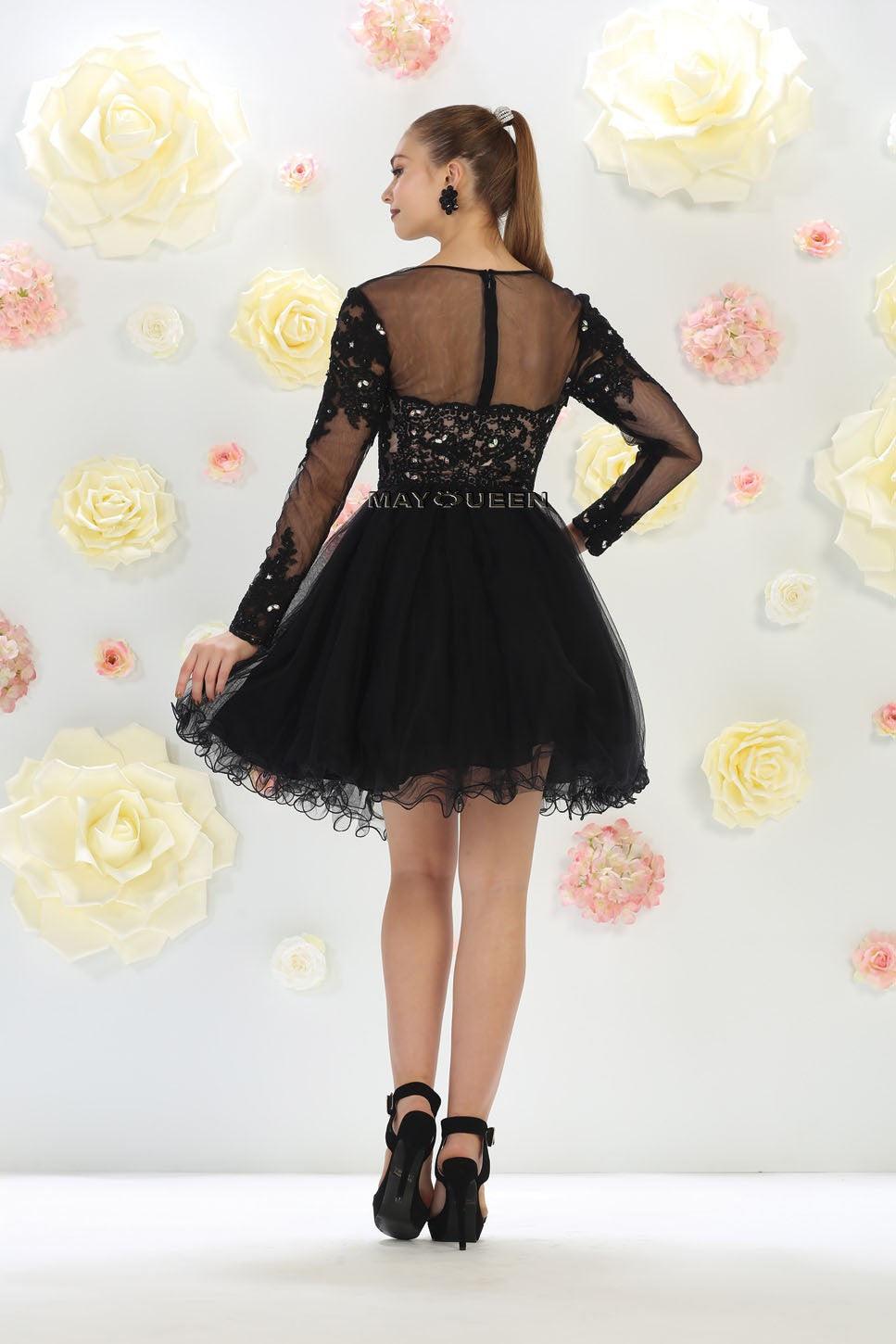 Short Prom Dress Homecoming - The Dress Outlet May Queen