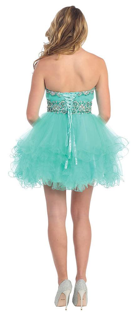 Short Prom Dress Plus Size Homecoming - The Dress Outlet May Queen