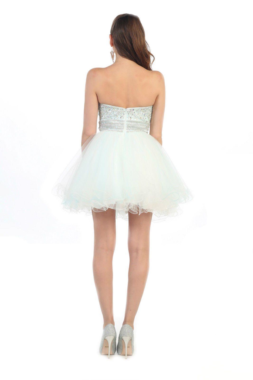 Short Prom Formal Cocktail Dress Homecoming - The Dress Outlet May Queen