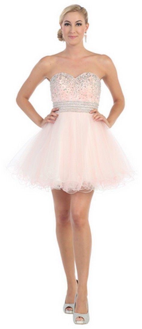 Short Prom Formal Cocktail Dress Homecoming - The Dress Outlet May Queen