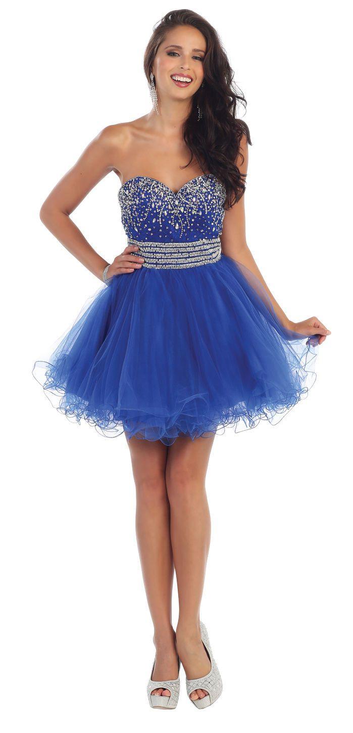 Short Prom Formal Cocktail Dress Homecoming - The Dress Outlet May Queen