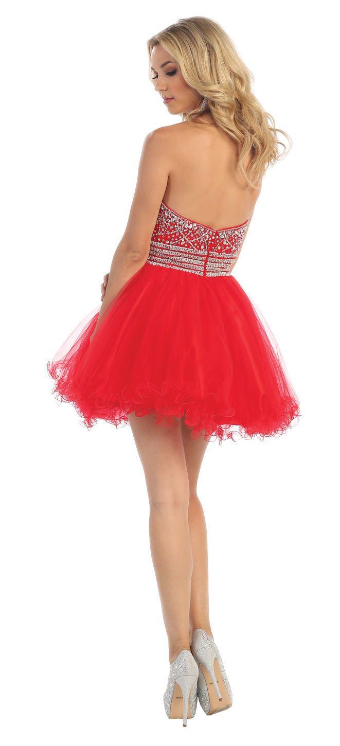 Short Prom Formal Cocktail Dress Homecoming - The Dress Outlet May Queen